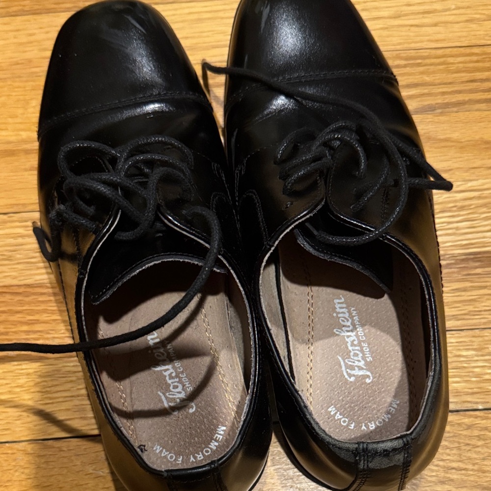 Florsheim Classic Black Leather Dress Shoes